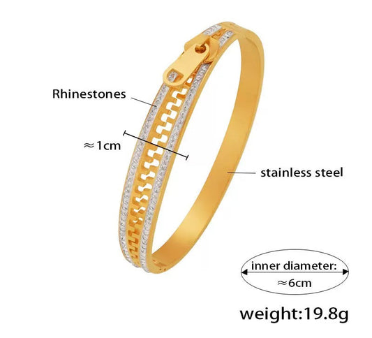 Zipline Bangle- اسوارة السحاب