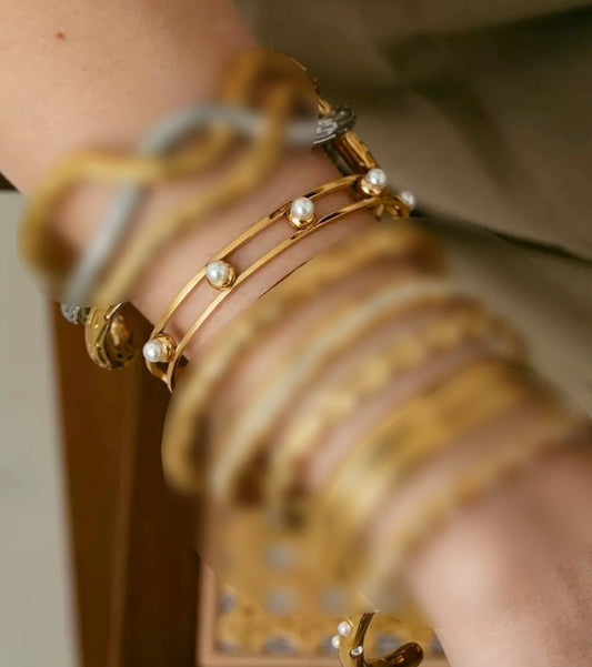 Pearl Orbit Bracelet-سوار پيرل اوربت