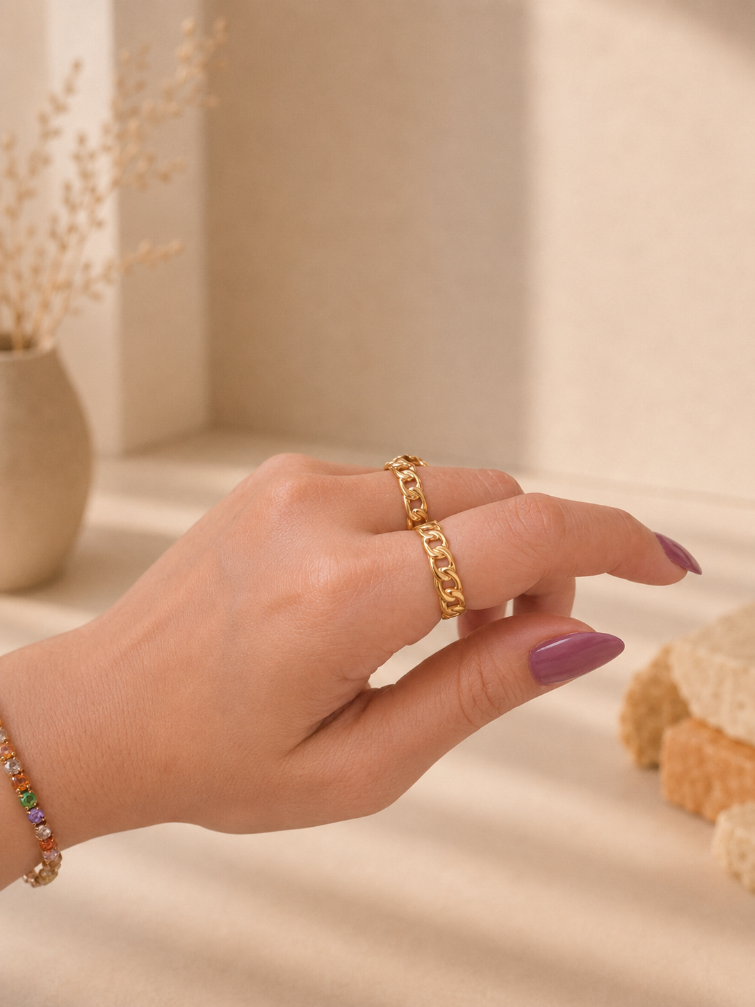 خاتم چين- Chain Ring