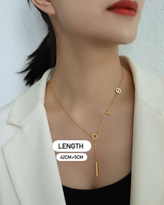 Love Whisper Necklace-  قلادة لوف ويسبر