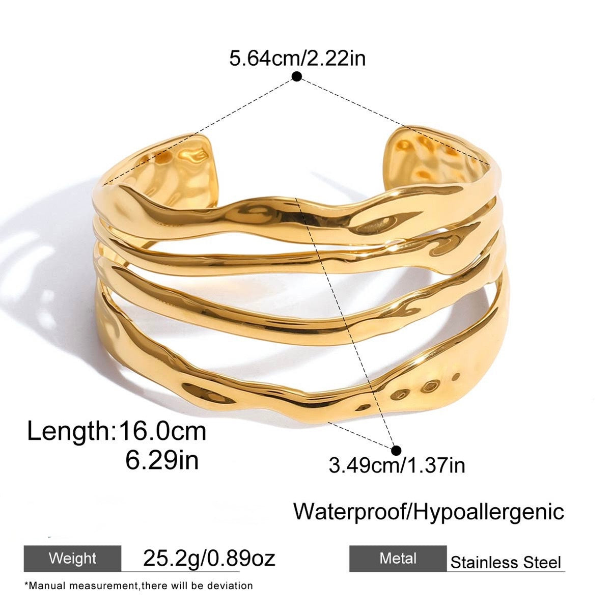 Quad Layer Braclelet-سوار  كوادلير