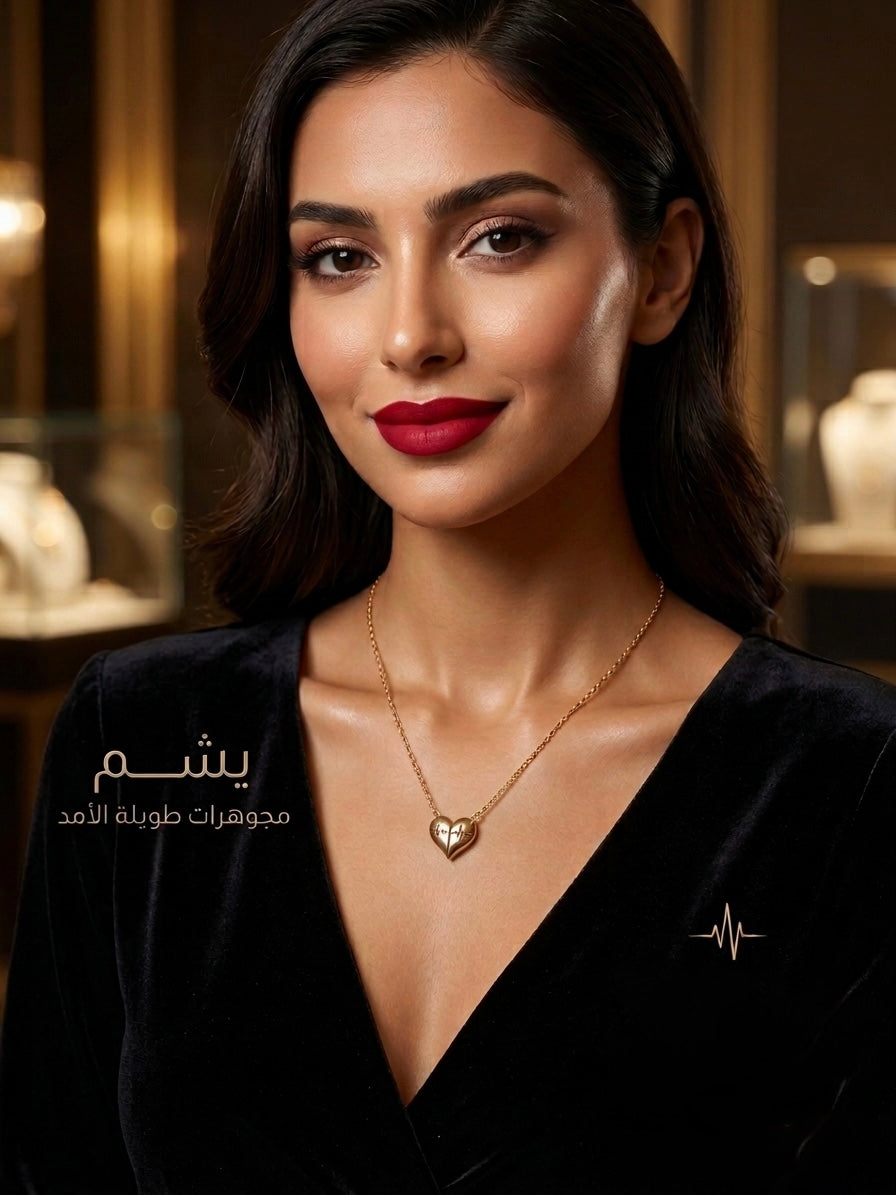 Heartbeat Necklace -قلادة هارتبيت