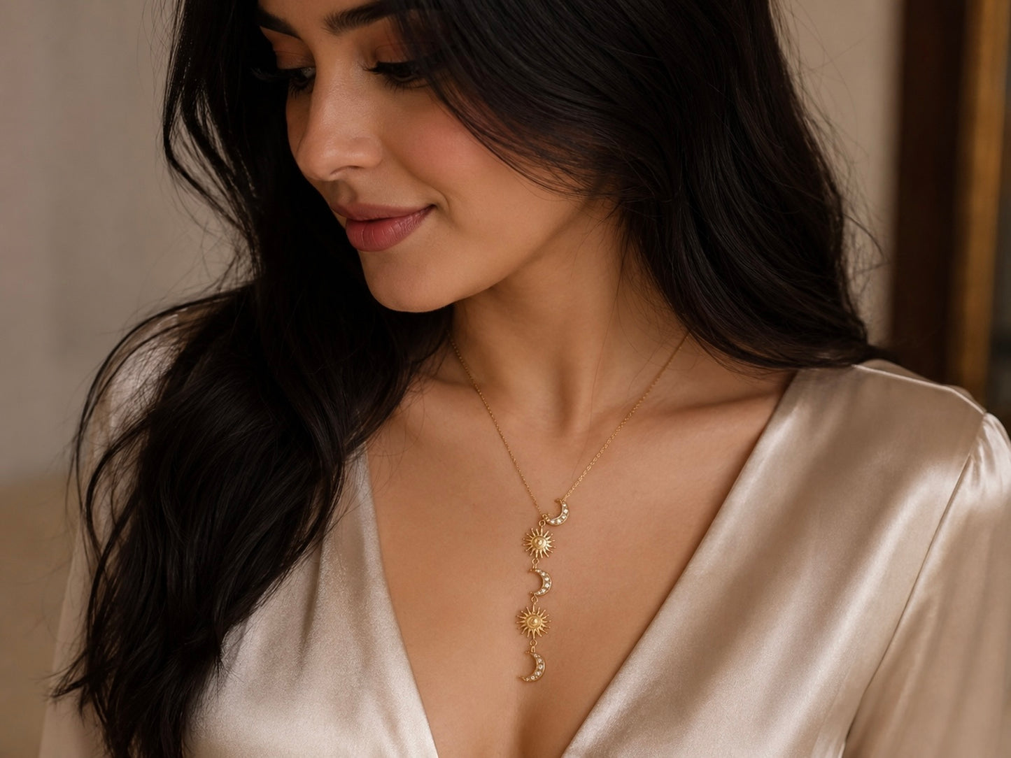 Soluna Necklace-  قلادة سولونا