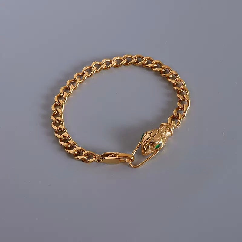 Cobra Luxe Bracelet -سوار كوبرا لوكس بتصميم رأس الأفعى